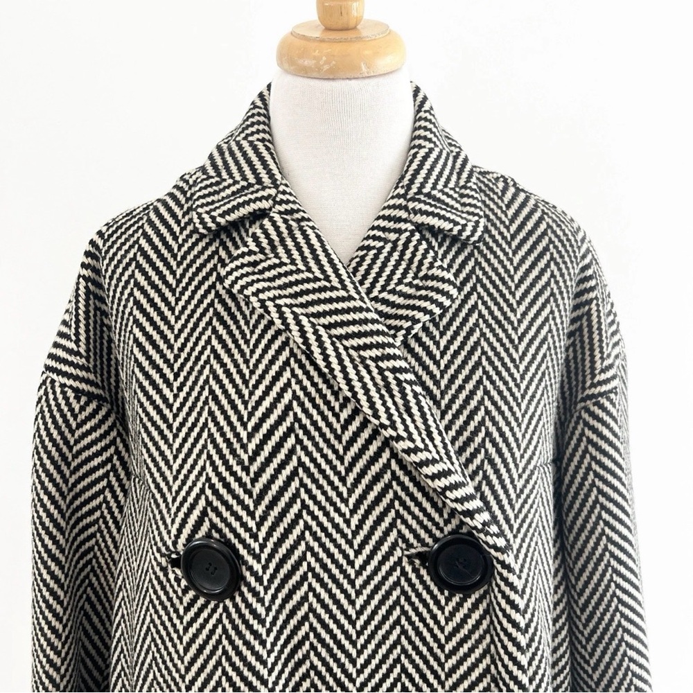 VTG Rudi Gernreich Herringbone Coat - Picture 9 of 14